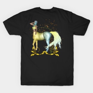 Awesome centaur female in soft colors T-Shirt